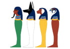 Image four sons of Horus