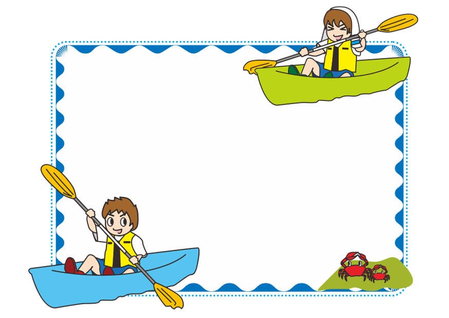 Image frame - canoe