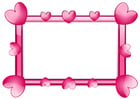 frame of hearts