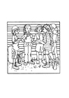 Coloring page friends