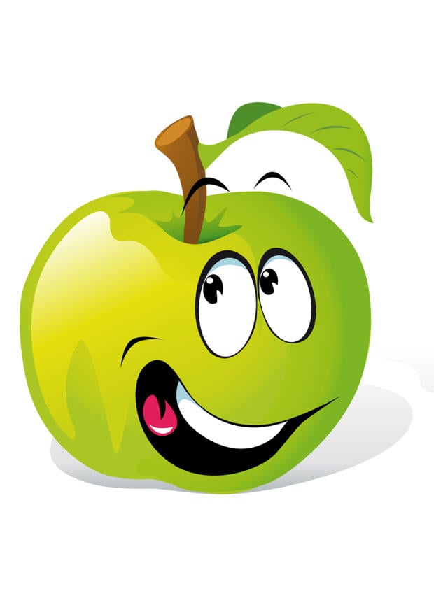 Image fruit - green apple