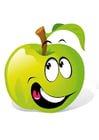 Image fruit - green apple