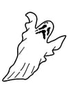 Coloring page ghost