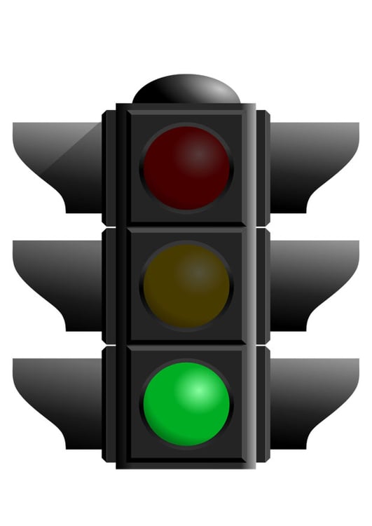 Image green traffic light