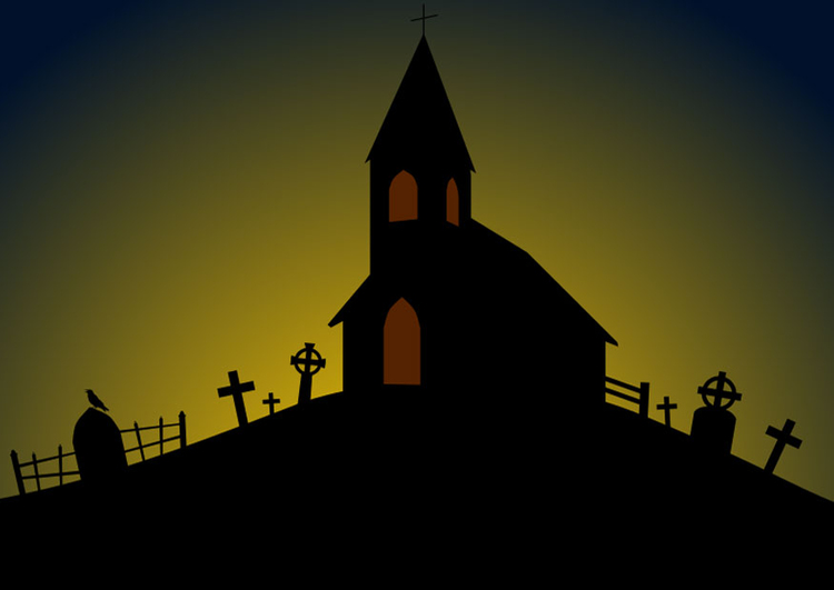 Image Halloween church