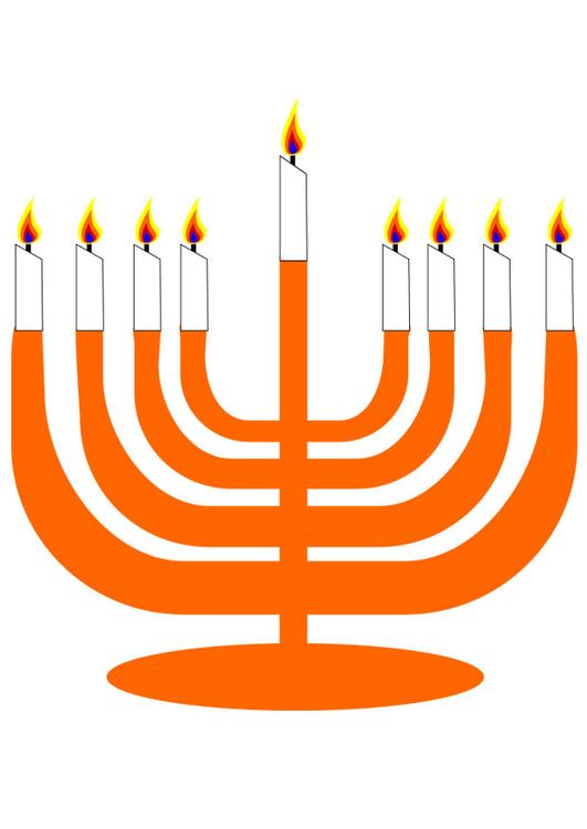 Hanukkah - hanukiah