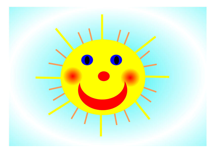 Image happy sun