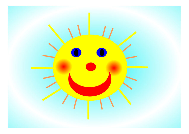 Image happy sun