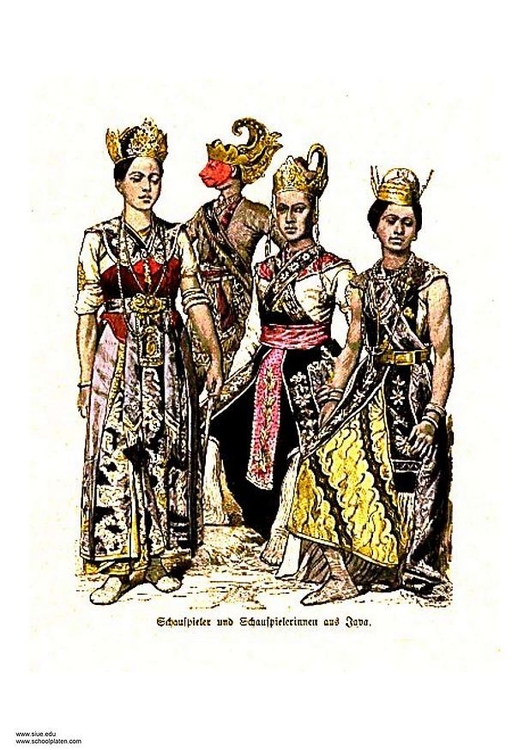 Image Javanese dancers 19th Century