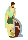 Joseph, Mary and Jesus