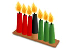 Image Kwanzaa - candles