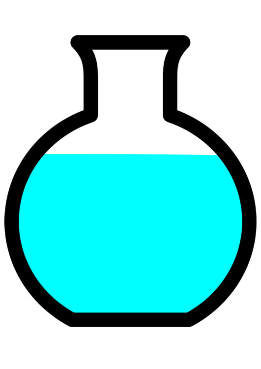 Image laboratory flask