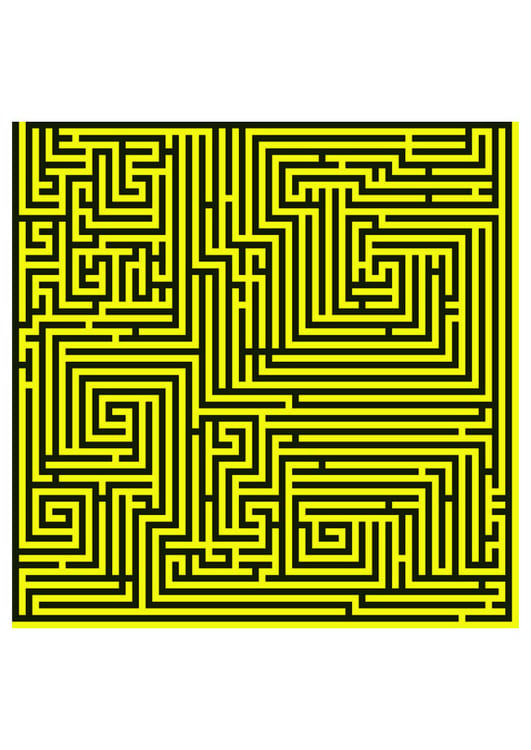 Image labyrinth - yellow