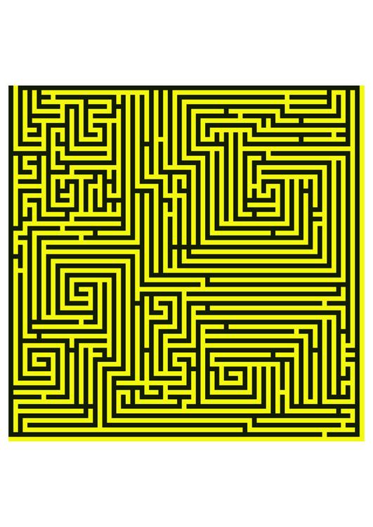 labyrinth - yellow
