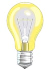 Image light bulb switched on
