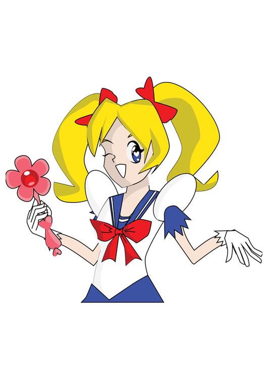 manga girl