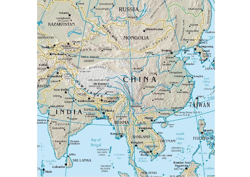 Image map China