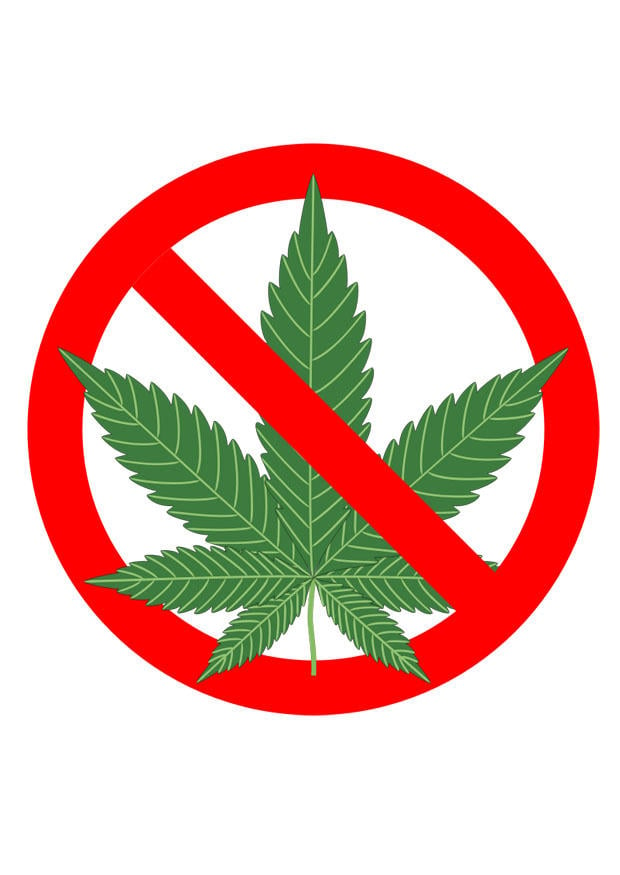 Image marihuana prohibited