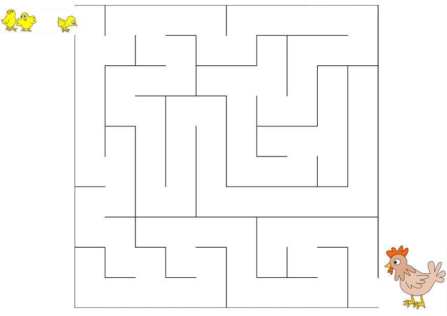 Image maze chicken