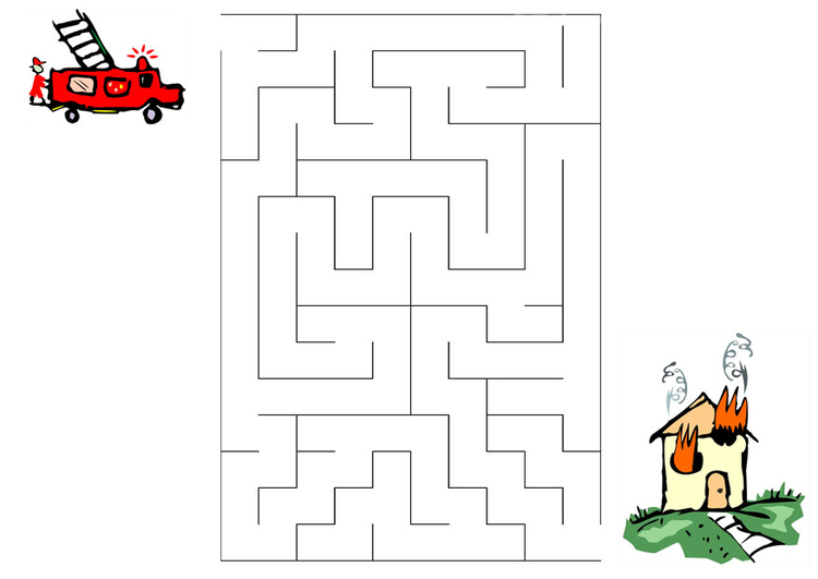 Image maze fire brigade