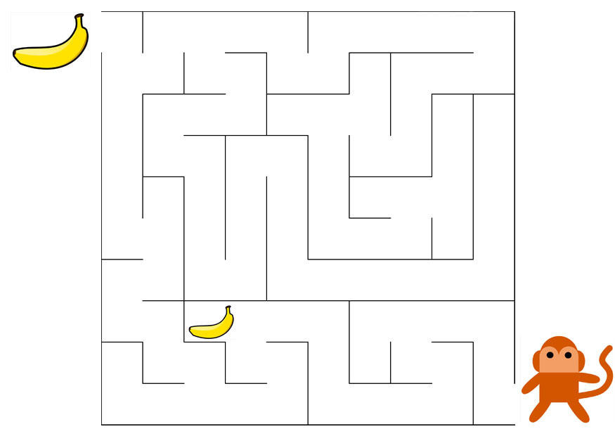 Image maze monkey