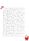 Images maze Santa Claus