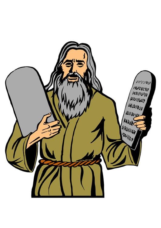 Moses - the ten commandments