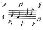 Coloring page music