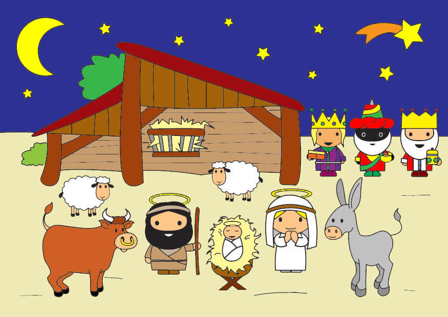Image nativity scene