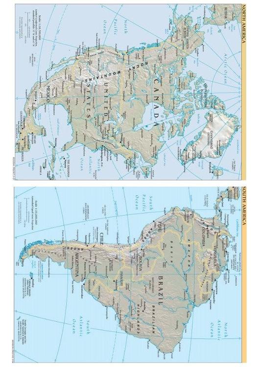 North and South America