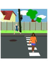 Image pedestrian crossing