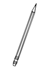 Coloring page pencil