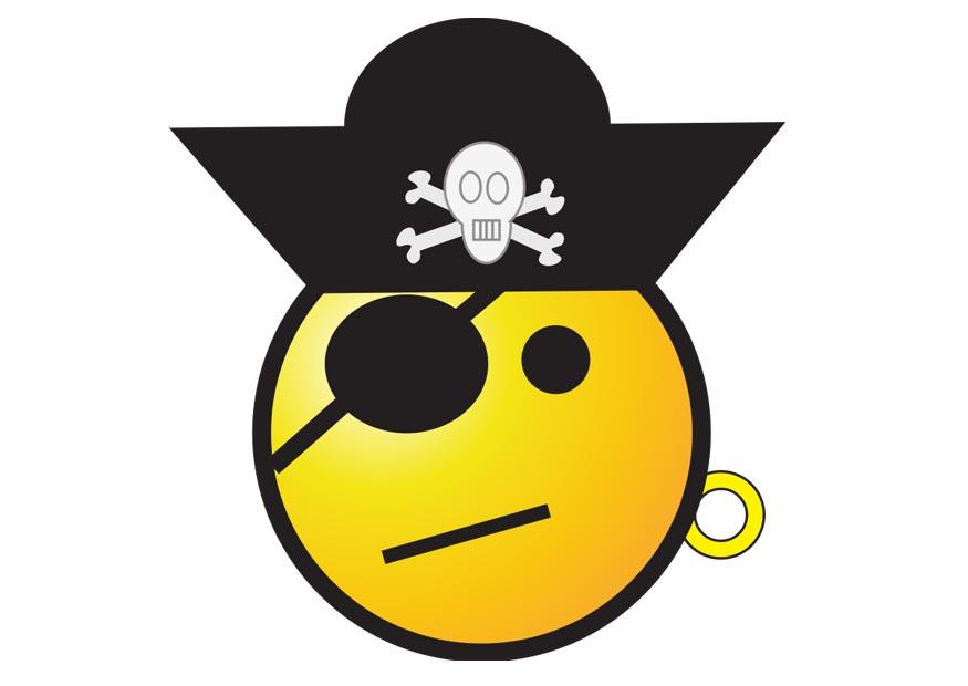 Image pirate smiley