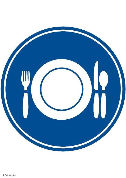 plate and cutlery