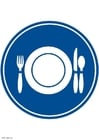 plate and cutlery