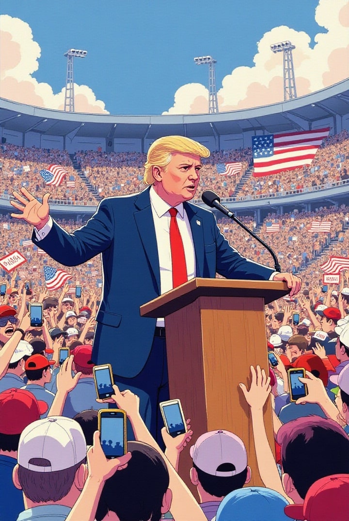 President Trump at meeting