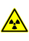 Images radiation warning