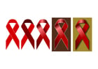 Images red ribbon World AIDS Day