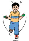 Image rope skipping