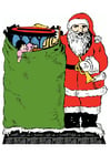 Images Santa Claus with toys