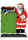 Image Santa Claus with toys