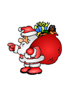 Images Santa Claus with toys