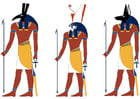 Images Set Horus and Anubis