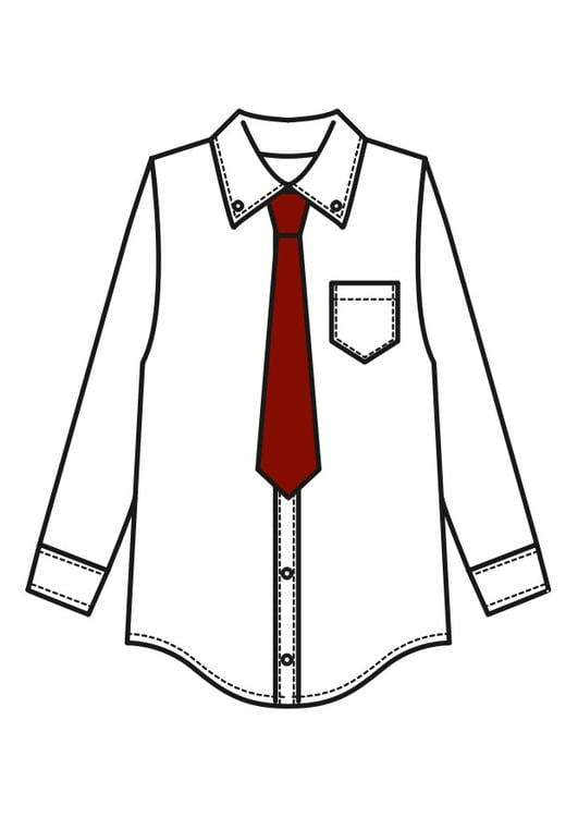 shirt with tie