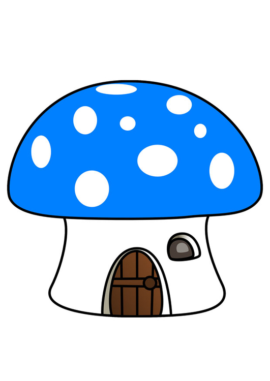 Image smurf house