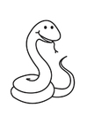 Coloring page Snake