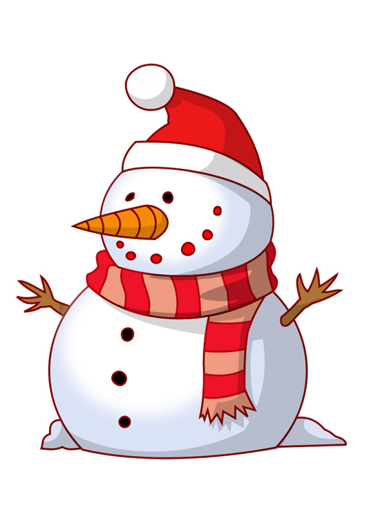 Image snowman - free printable images - Img 29553.