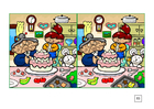 image spot the difference - to bake a pie