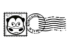 Coloring page stamp