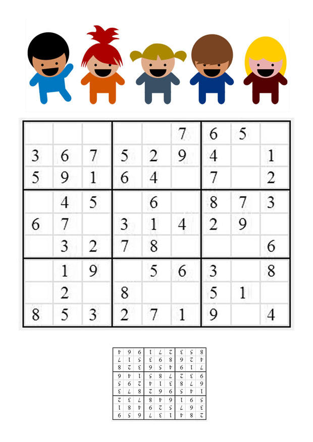 Image sudoku - children